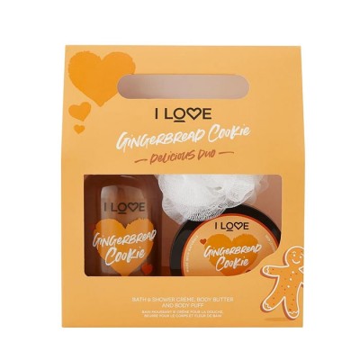 I Love Cosmetics Gingerbread Cookie Delicious Duo 500 ml + 200 ml + 1 st