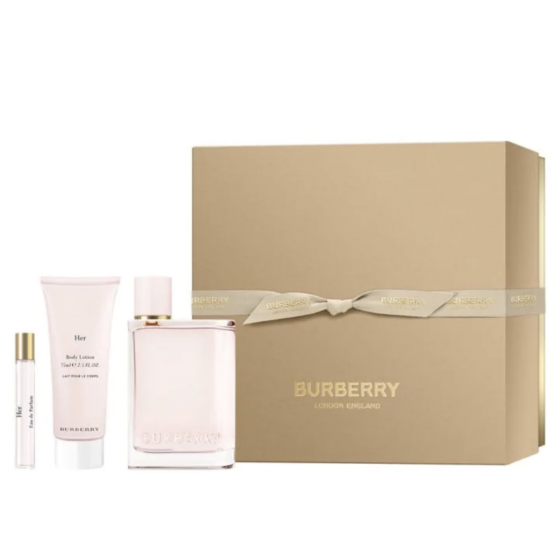 Burberry Her Edp And Edp Mini And Body Lotion 100 Ml 75 Ml 75 Ml 529