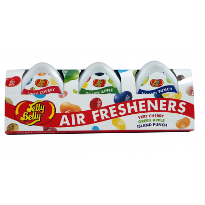 Jelly Belly Air Freshener Very Cherry, Green Apple &amp; Island Punch 3 x 50 g