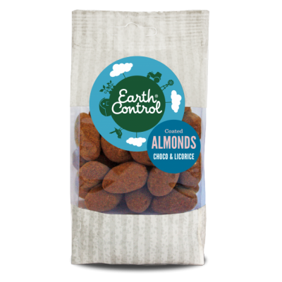 Earth Control Earth Control Chocolate Coated Licorice Almonds 150 g 150