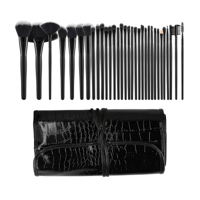 Tools For Beauty Makeup Brush Set Black 32 kpl