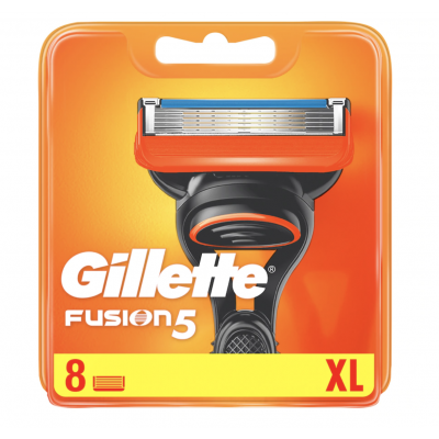 Gillette Fusion Partaterät 8 kpl