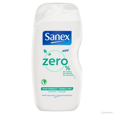 Sanex Zero% Shower Gel Normal Skin 500 ml