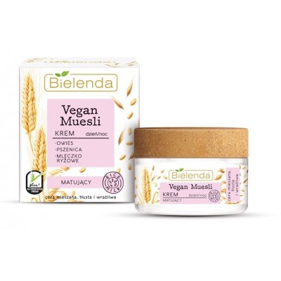 Bielenda Bielenda Vegan Muesli Matting Face Cream 50 ml 50 ml