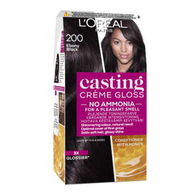 L'Oreal Casting Creme Gloss 200 Ebony Black 1 stk