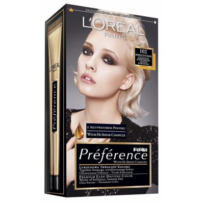 L'Oreal Preference 102 Extra Light Pearl Blonde 1 pcs
