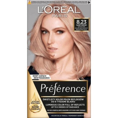 L'Oreal Preference 8.23 Shimmering Rose Gold 1 st