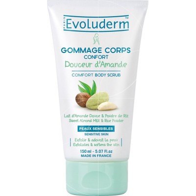 Evoluderm Douceur D&#039;Amande Comfort Body Scrub Sensitive Skin 150 ml