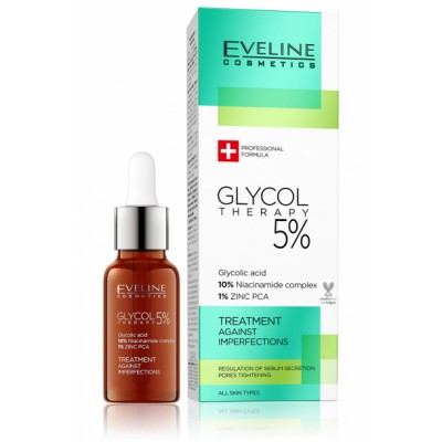 Eveline Glycol Therapy 5% Imperfections Treatment 18 ml