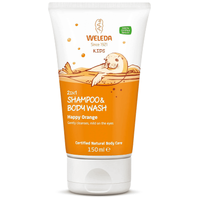 Weleda Kids 2in1 Shower & Shampoo Happy Orange 150 ml