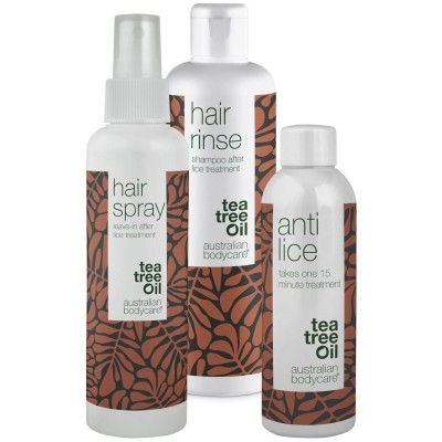 Australian Bodycare Head Lice Kit Hair Spray & Hair Rinse & Anti Lice 150 ml + 250 ml + 100 ml