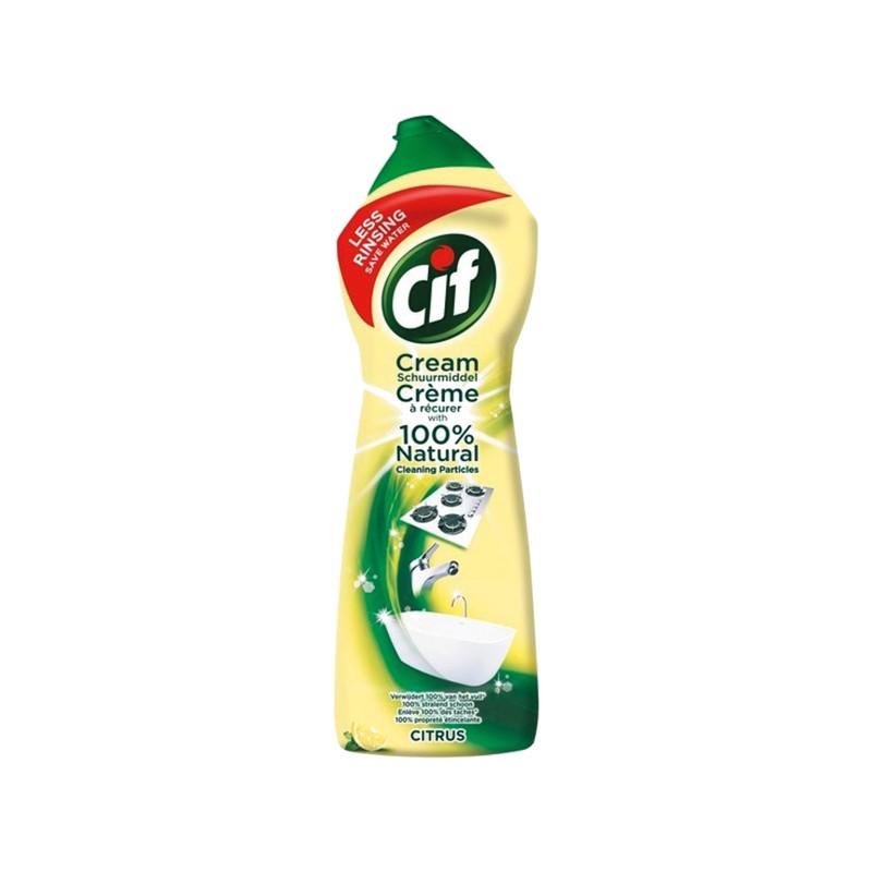 Cif Citrus Scouring Cream With Micro Crystals 750 ml - £1.99