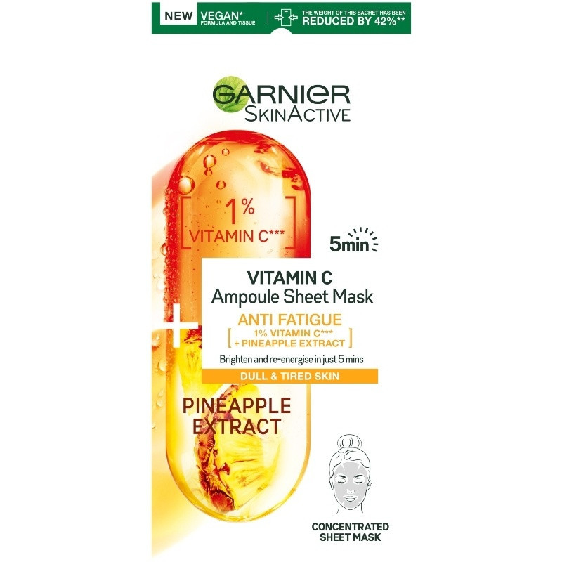 Garnier Vitamin C Shot Fresh-Mix Tissue Face Mask