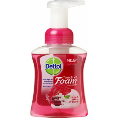 Dettol Touch Of Foam Rose & Cherry In Bloom Handzeep 250 ml