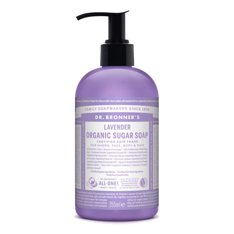 Dr. Bronner’s Organic Sugar Soap Lavender 355 ml 79.95 kr