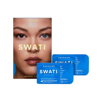 Swati Coloured Lenses Sapphire 1 Month 1 paar