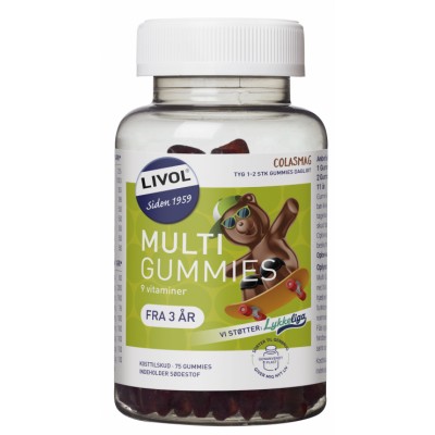 Livol Vitamin Gummies  Cola 75 pcs