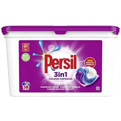 Persil 3 in 1 Power Caps Colour 38 st