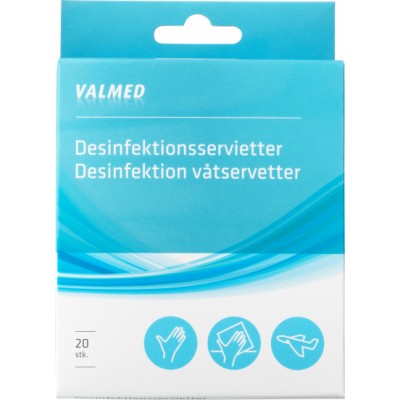 Valmed Disinfection wipes 20 pcs