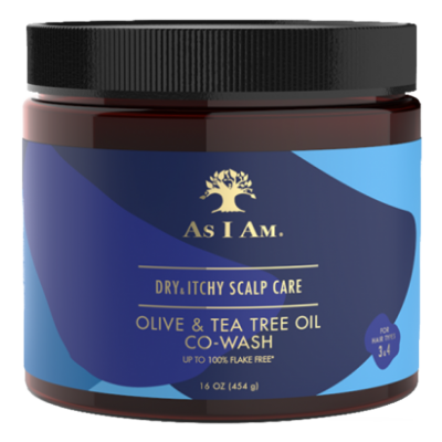 As I Am Dry and Itchy Co-Wash With Olive &amp; Tea Tree Oil 454 g