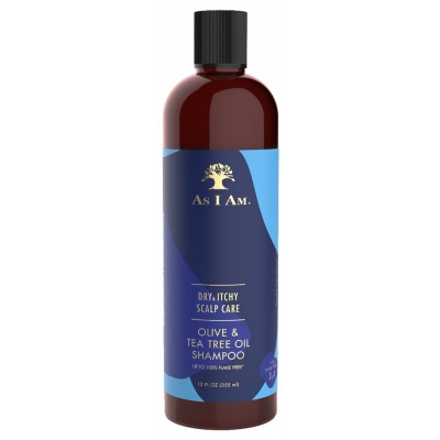 As I Am Shampoo With Olive & Tea Tree Oil 355 ml