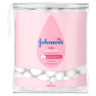 Johnson's Baby Cotton Balls 75 st
