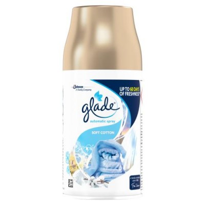 Glade Air Freshener Automatic Spray Refill Soft Cotton 269 ml