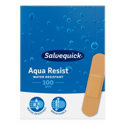 Salvequick Aqua Resist Medium 100 stk