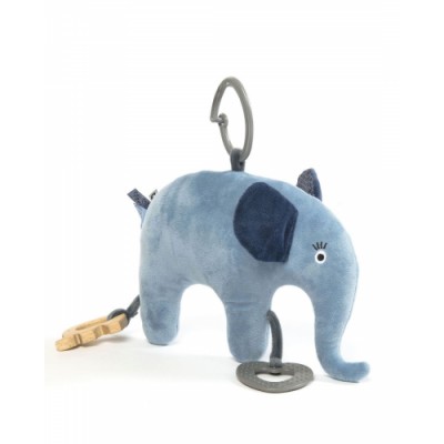 SmallStuff Activity Toy Elephant Light Blue 1 pcs
