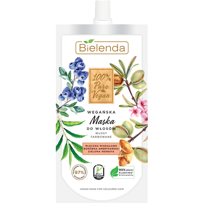 Bielenda 100% Pure Vegan Hair Mask For Dyed Hair 125 ml