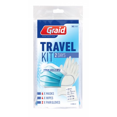 Graid Travel Kit 2 Days 6 kpl + 4 kpl + 2 paria