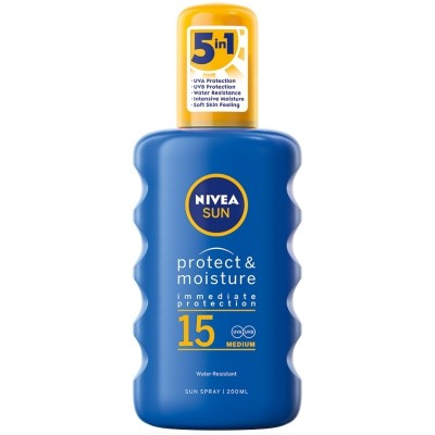 Nivea Sun Protect & Moisture Sun Spray SPF15 200 ml