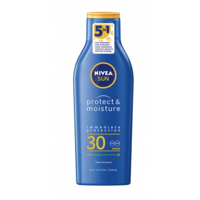 Nivea Sun Protect & Moisture Sun Lotion SPF30 200 ml