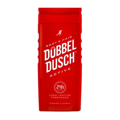 Dobbel Dusch Body & Hair Active Shower Gel & Shampoo 250 ml