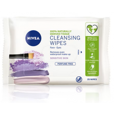 Nivea Sensitive Cleansing Wipes 25 kpl
