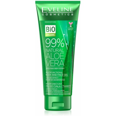 Eveline 99% Natural Aloe Vera Body & Face Gel 99% Natural Aloe Vera Body & Face Gel