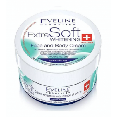 Eveline Extra Soft Whitening Face & Body Cream Jar 100 ml