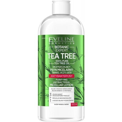 Eveline Botanic Expert Tea Tree Purifying Antibacterial Micellar Lotion 500 ml