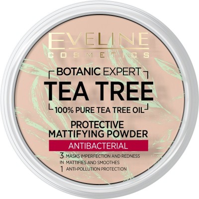 Eveline Botanic Expert Tea Tree Antibacterial Powder No. 02 Beige 12 g
