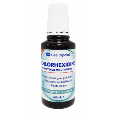 Healthpoint  Antibacterial Mouthwash With Chlorhexidine 200 ml