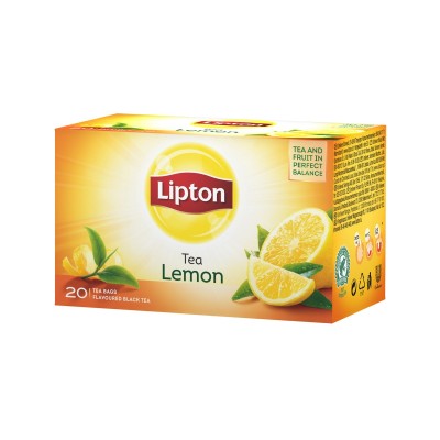 Lipton Black Tea Lemon 20 pcs