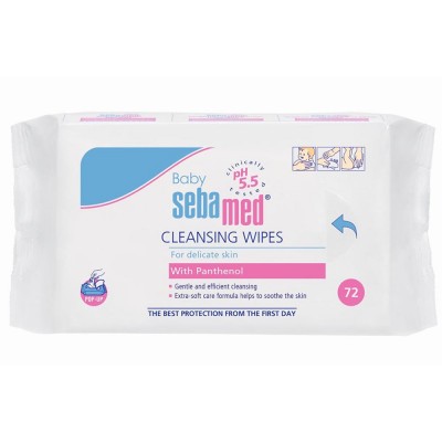 Sebamed Baby Cleansing Wipes Extra Soft 72 stk
