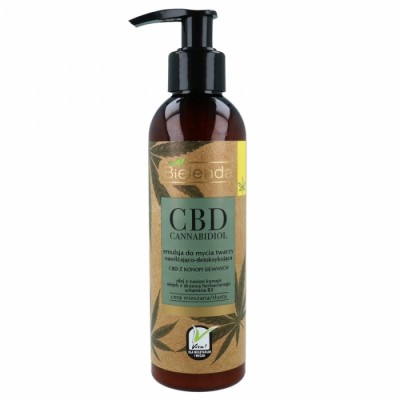 Bielenda CBD Cannabidiol Face Cleansing Emulsion For Mixed & Greasy Skin 150 ml