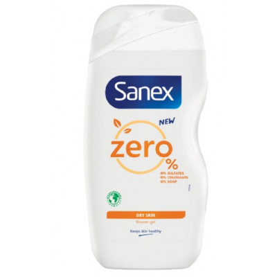 Sanex Zero% Showergel Dry Skin 500 ml