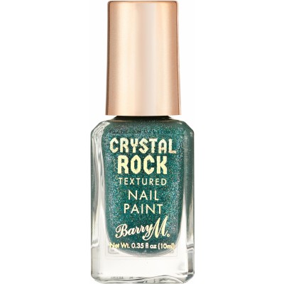 Barry M. Crystal Rock Textured Nail Paint Emerald Green 10 ml