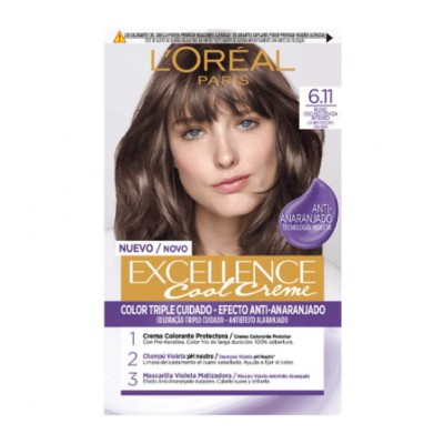 L'Oreal Excellence Creme Hair Color 6.11 Ultra Ash Dark Blonde 1 stk