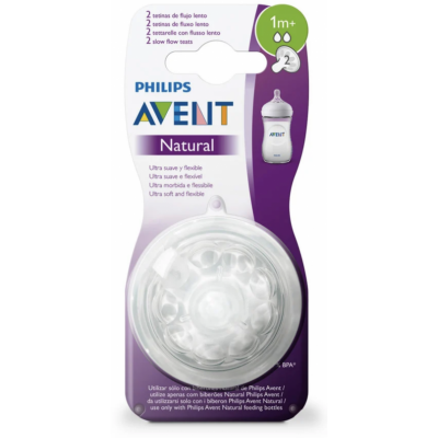 Philips Avent Natural Speen 1 m+ 2 st