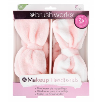 Brush Works Makeup Headbands 2 pcs