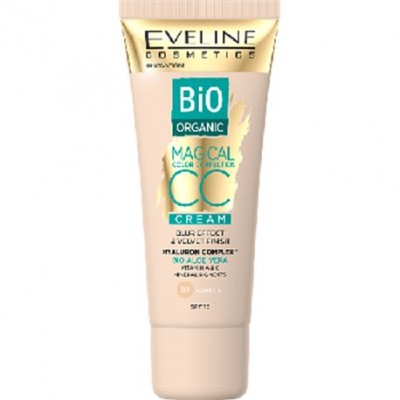 Eveline Magical CC Cream Bio Organic Aloe Vera 03 Vanilla 30 ml