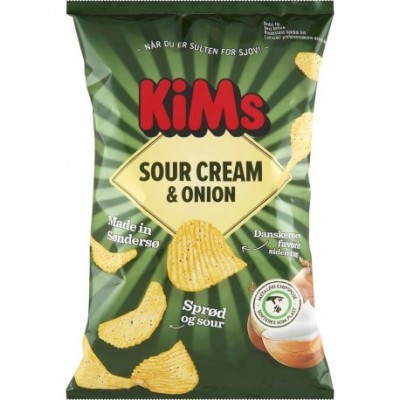 Kims Chips Sour Cream & Onion 170 g